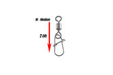 Fujin Power Roll Snap #M 9.5kg Çekerli Klips